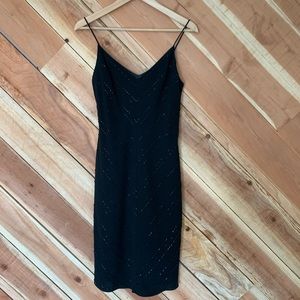 ✨Jones New York Beaded Black Cocktail Dress✨